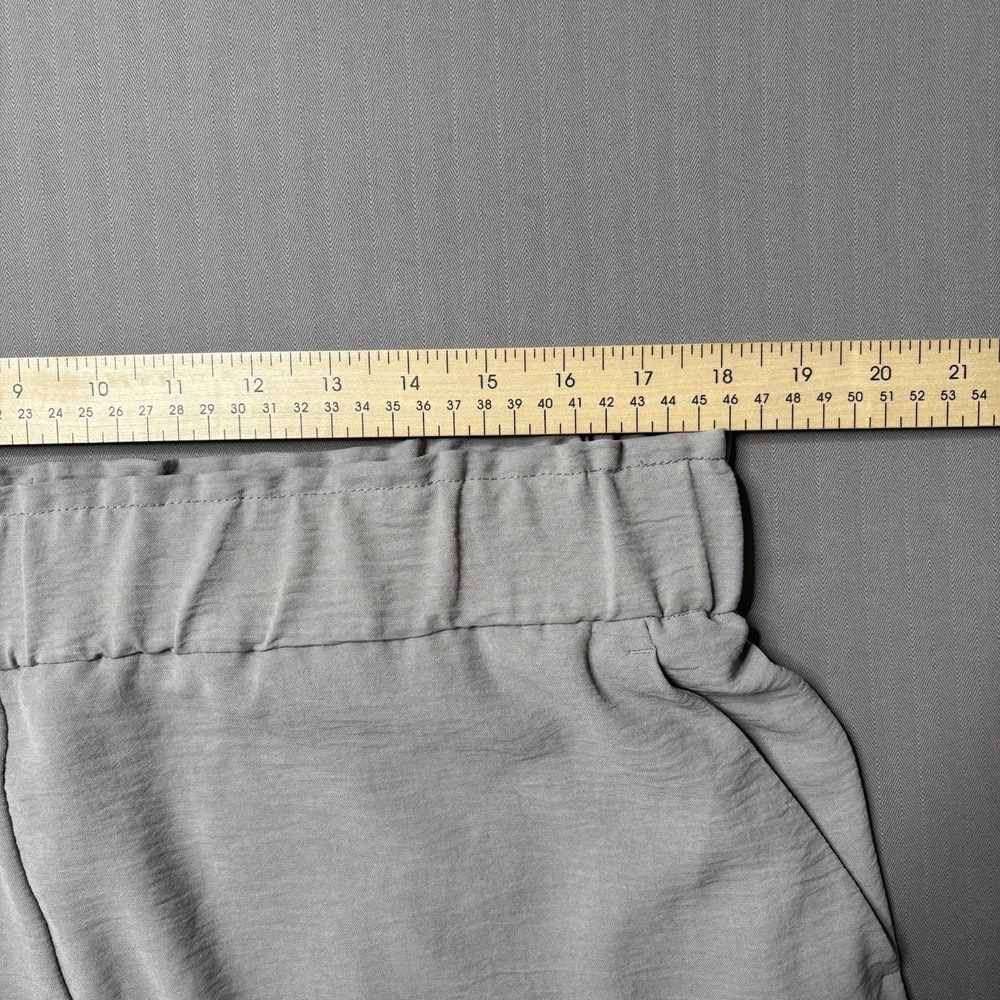 Hilary Radley Women's Wide Leg Crinkle Pants Bundle XL Elastic Pull On Coastal - Picture 9 of 10